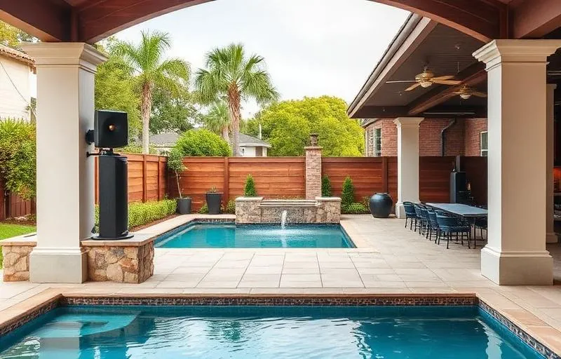 Outdoor Sound System Installation Guide for Houston Patios & Pools