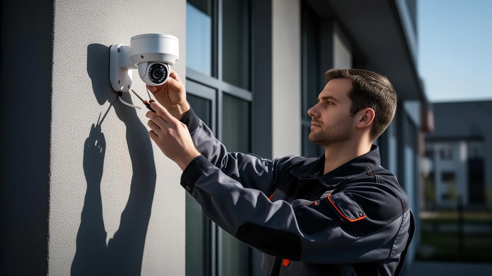 Professional security camera installation in Houston TX