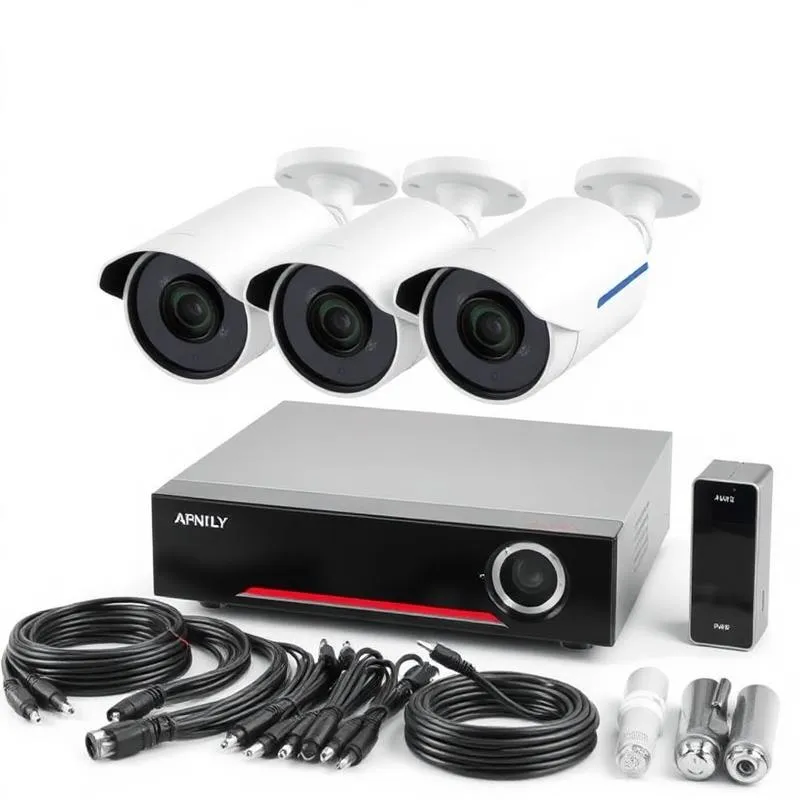 4 Camera 8MP 4K IP Security System with NVR & Installation