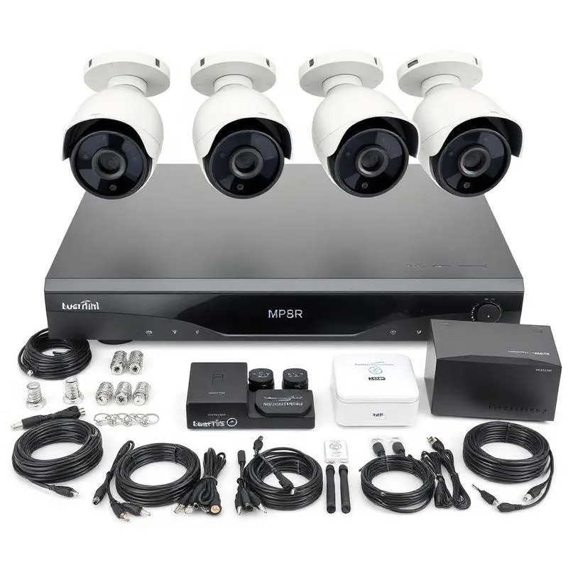 8 Camera 4MP IP Security System with NVR & Installation
