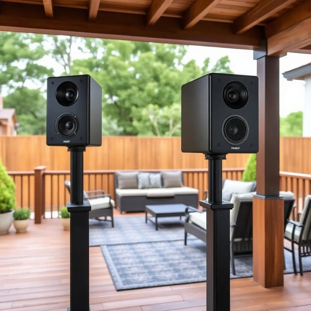 Outdoor Patio & Pool Speaker System — Weatherproof Audio