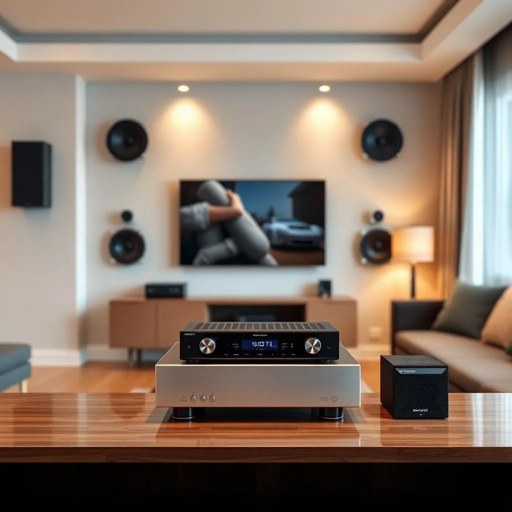 2-Zone Residential Sound System with In-Ceiling Speakers & Amplifier