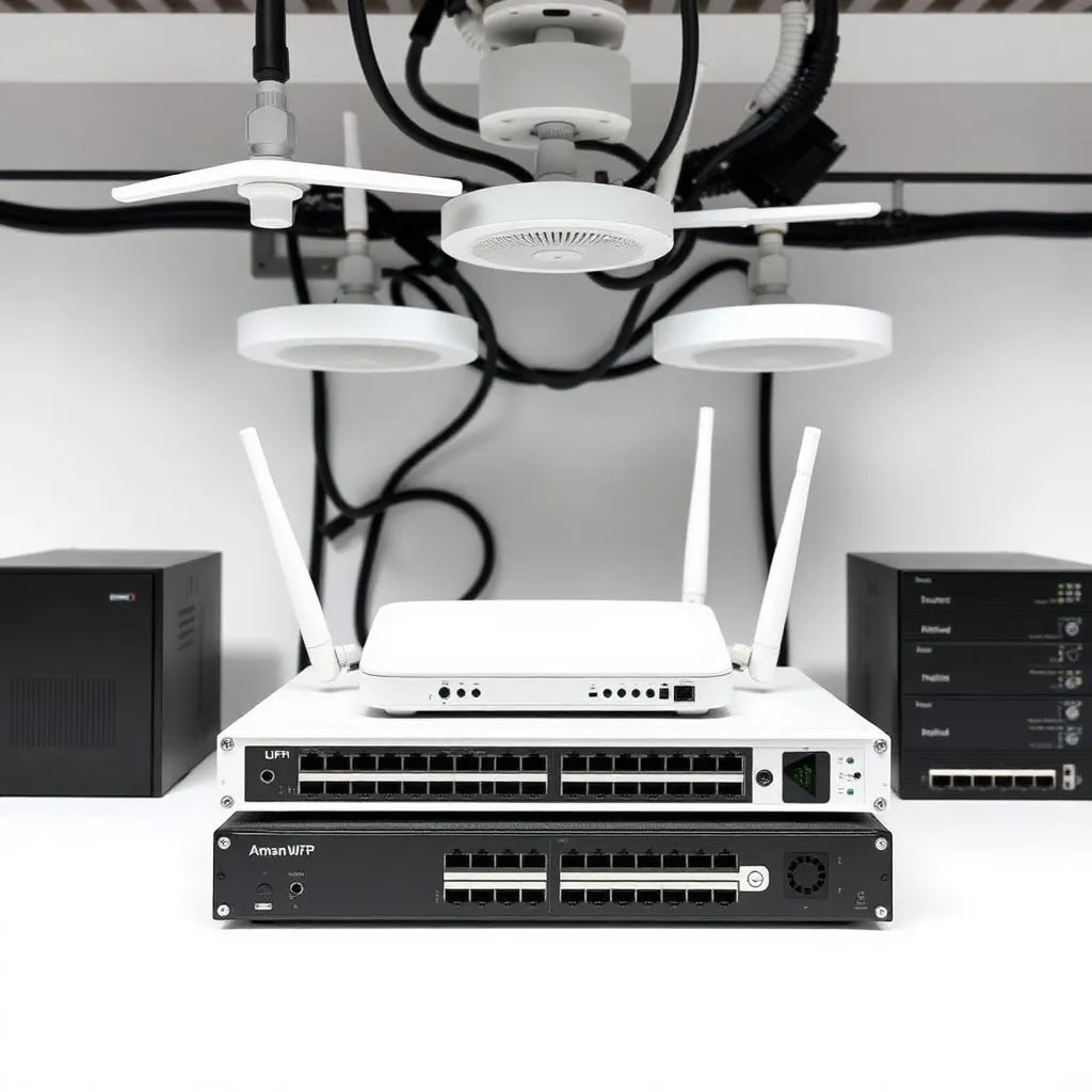 Commercial WiFi Package — UniFi Dream Machine Pro + 6 APs + Switch